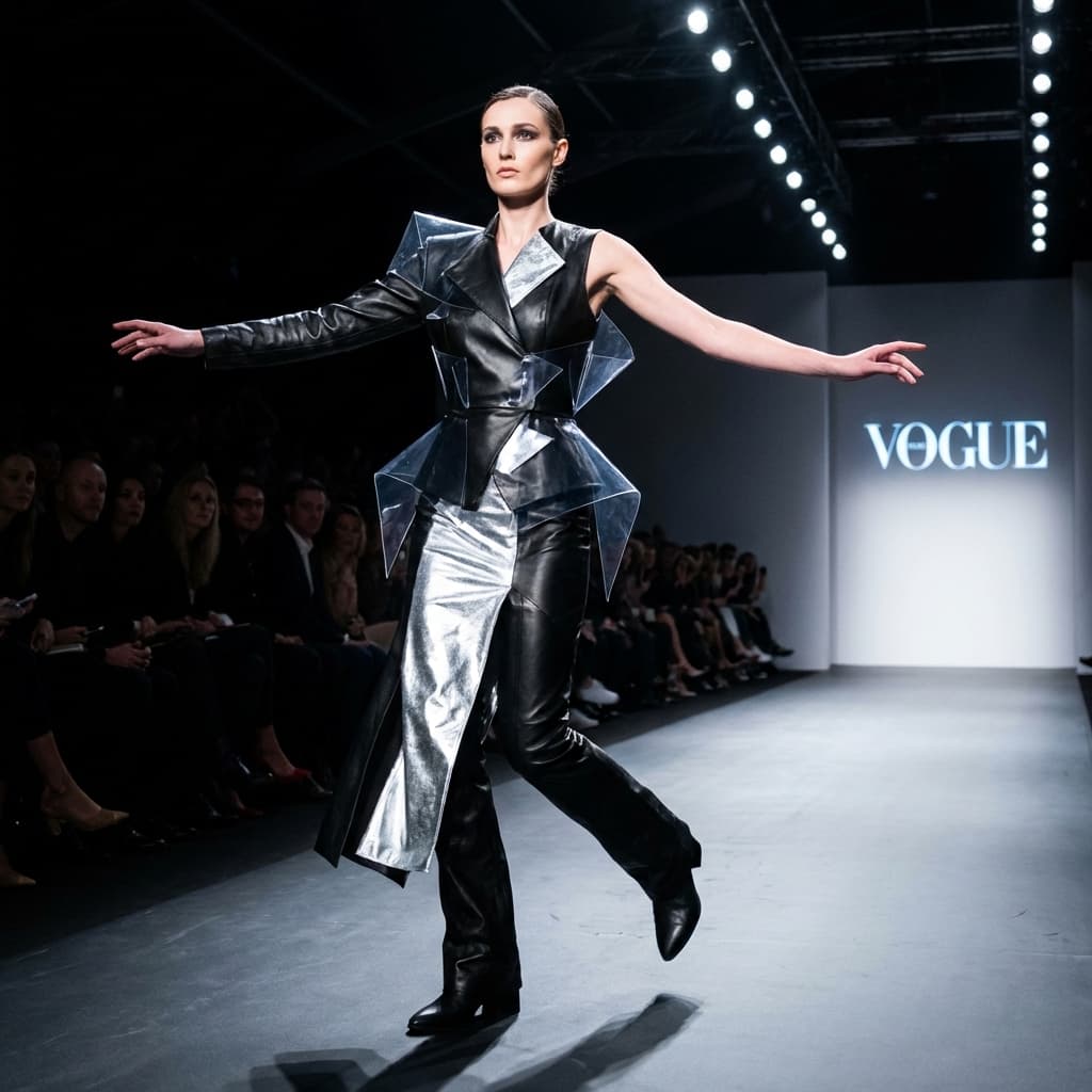 Fashion editorial retouching for magazine publication